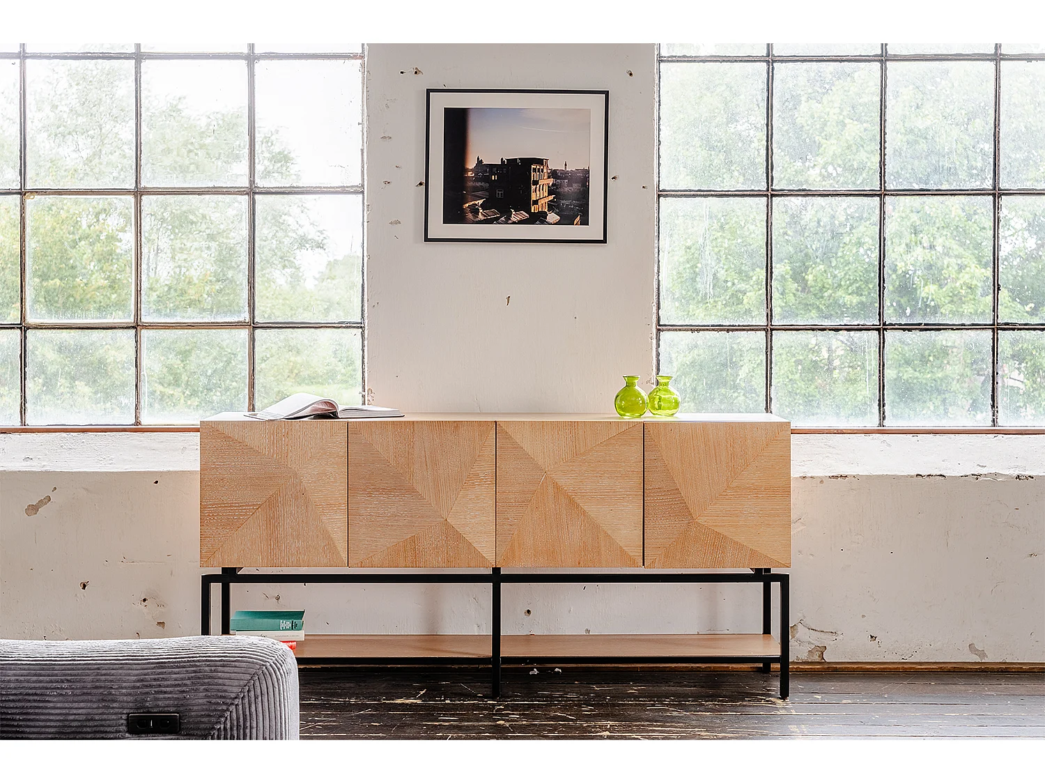 Dressoir - Bruin Hout - ANJO