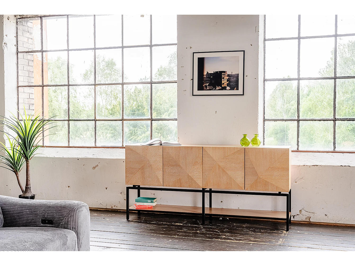 Dressoir - Bruin Hout - ANJO