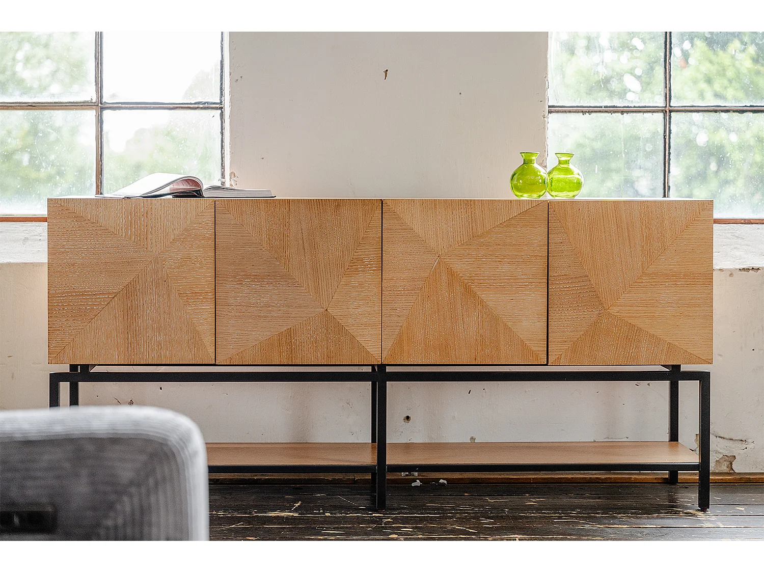 Dressoir - Bruin Hout - ANJO