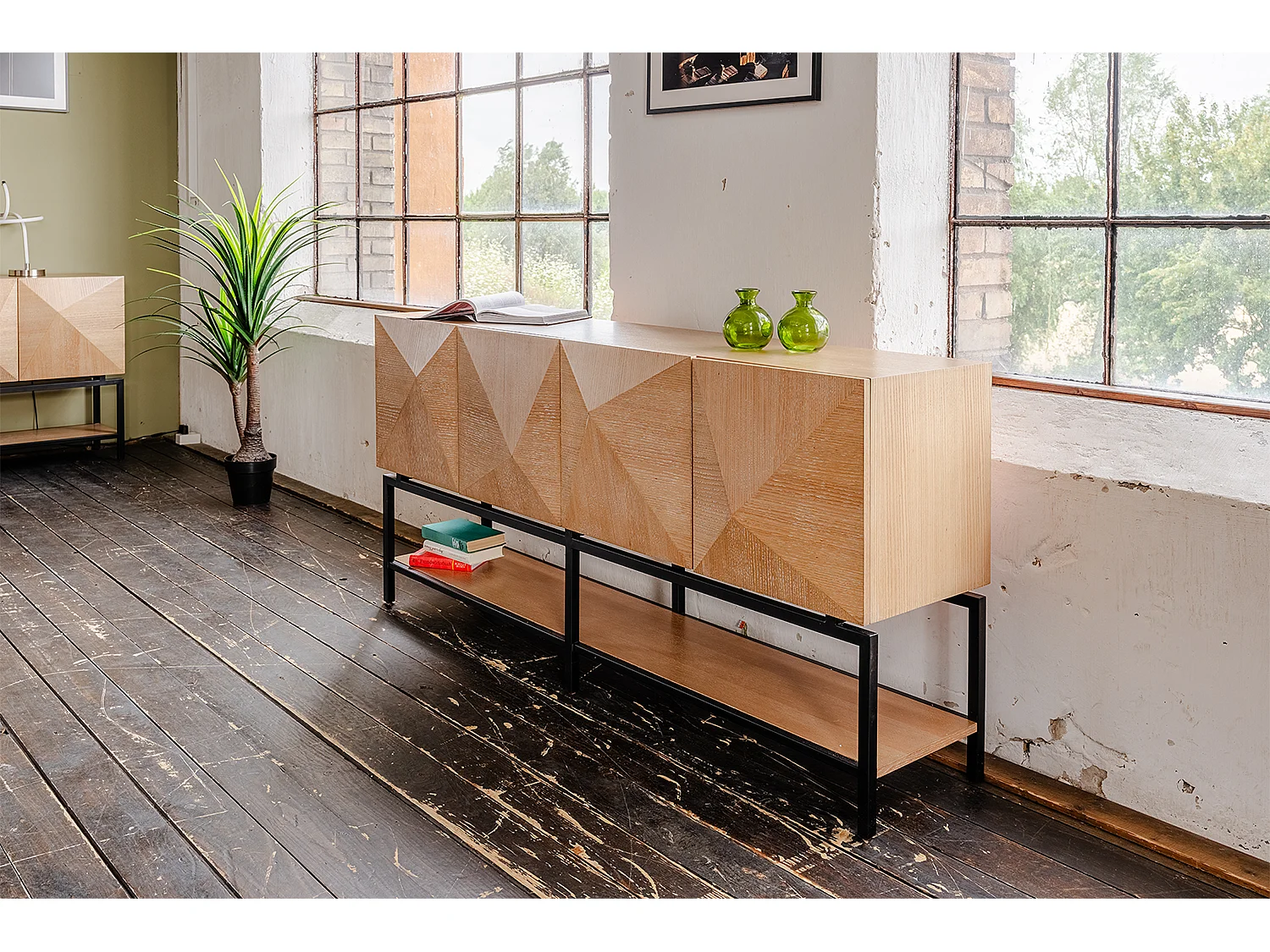 Dressoir - Bruin Hout - ANJO