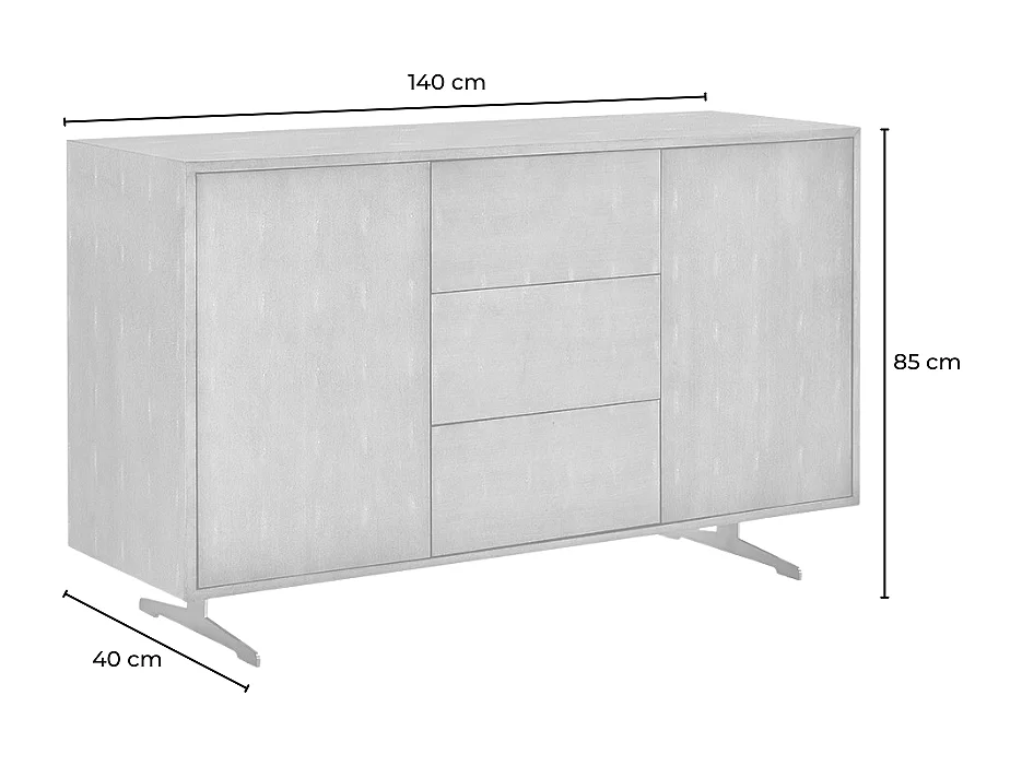 Sideboard - Gold Holz - GALA