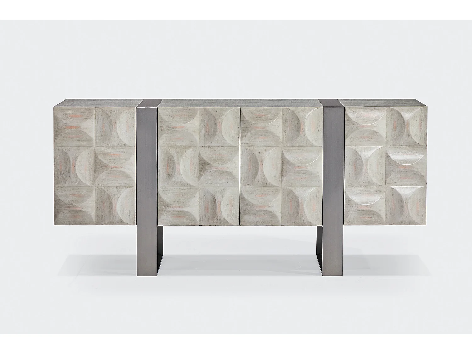 Credenza - Grigio Legno, metallo - MARGO