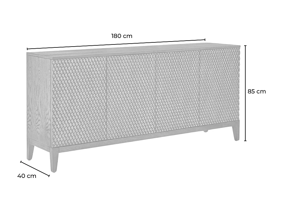 Buffet - marron Bois - COPAS