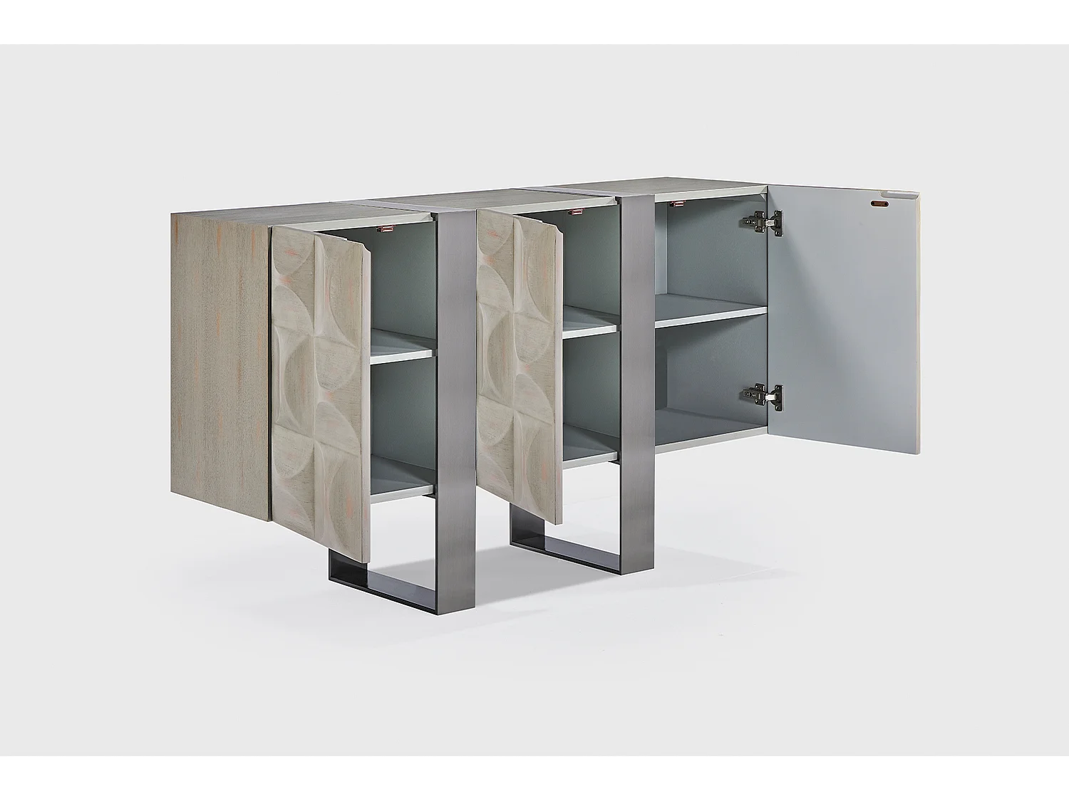 Dressoir - Grijs Hout - MARGO