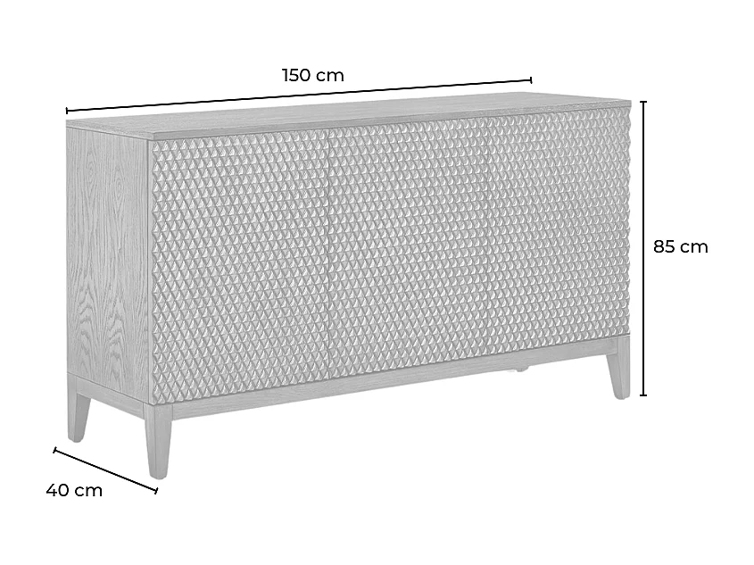 Buffet - marron Bois - COPAS