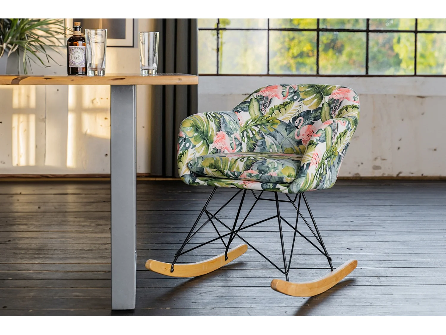 Fauteuil - multicolore tissu tissé - STELLA