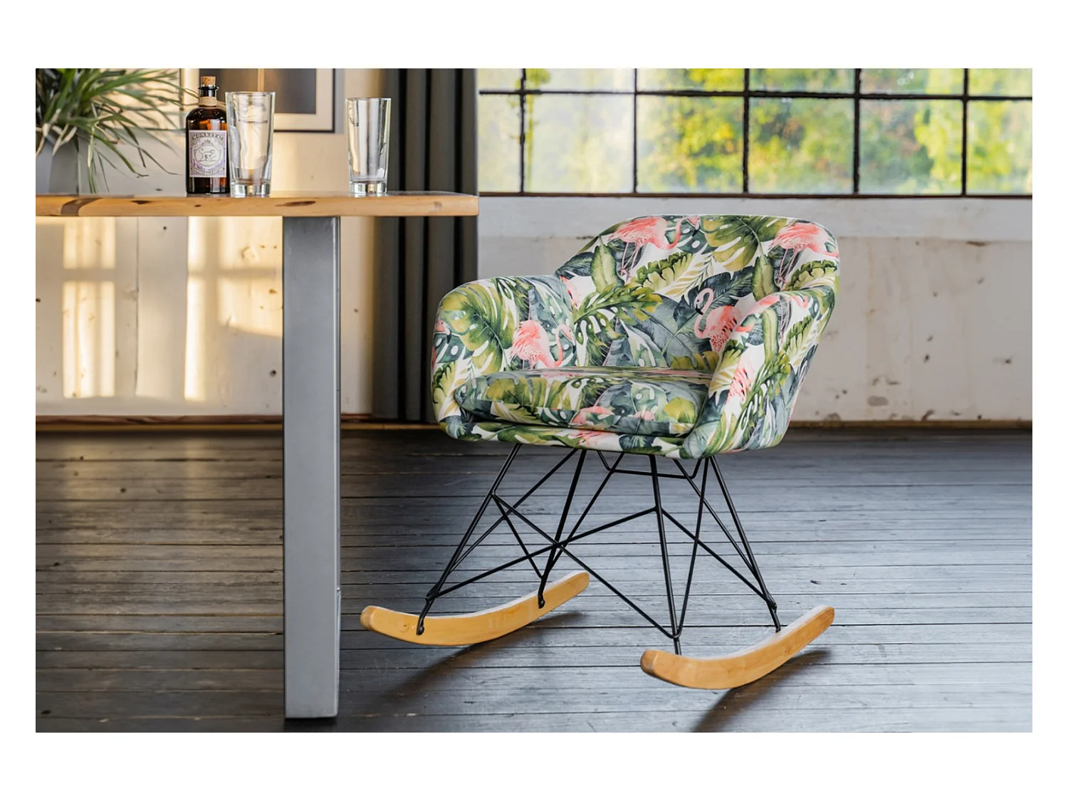 Fauteuil - multicolore tissu tissé - STELLA
