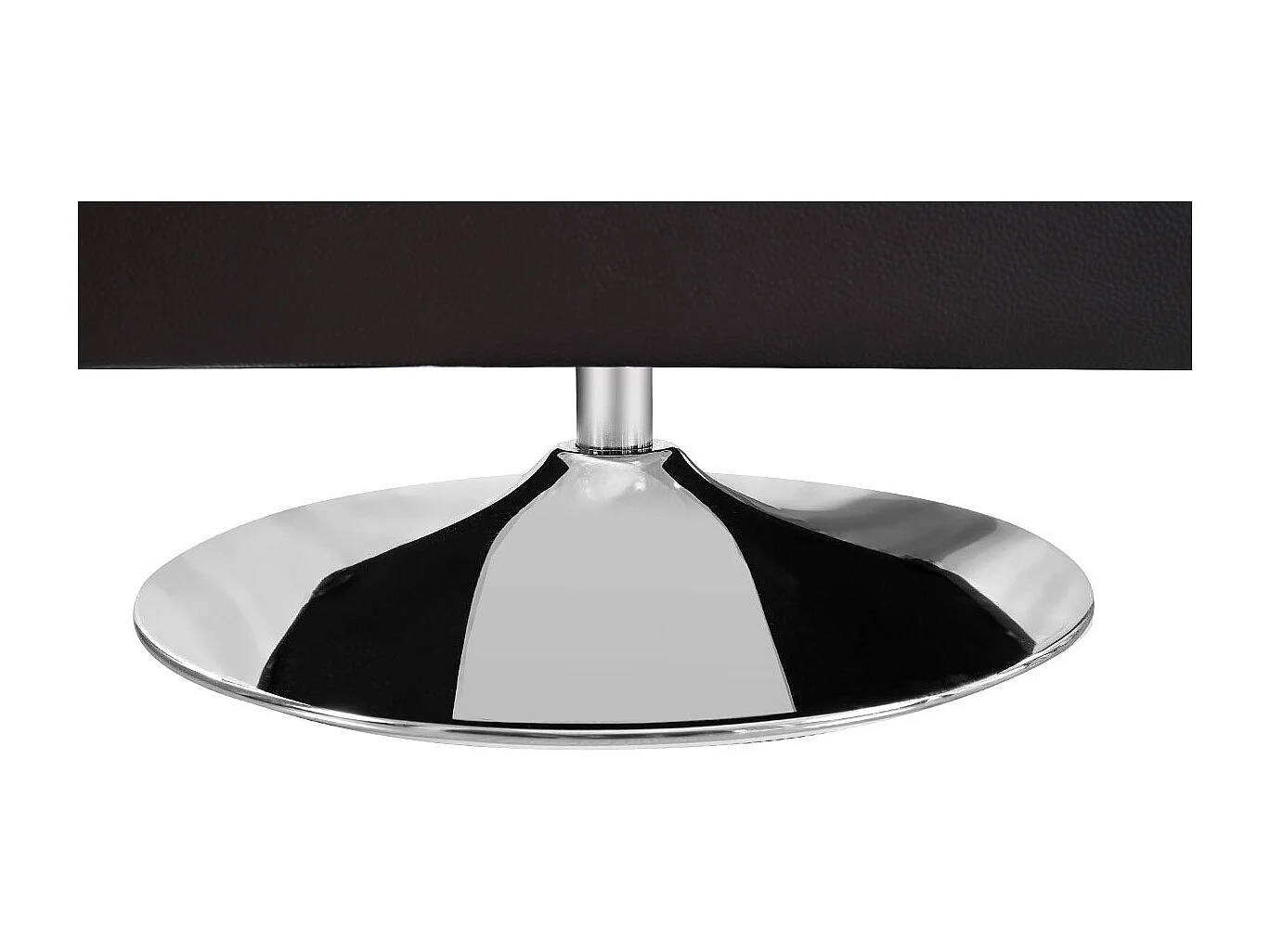 Fauteuil pivotant en cuir Design ALYAS Marron