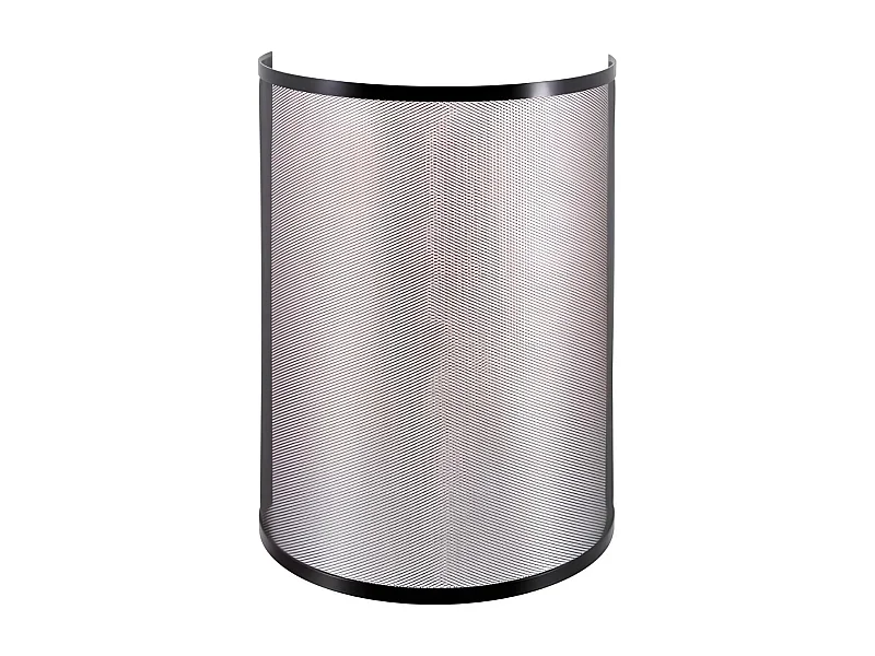 Grille de Protection,Pare-feu pour cheminée, en Fer forgé couleur Noir - Hauteur 80 x Longueur 58 cm