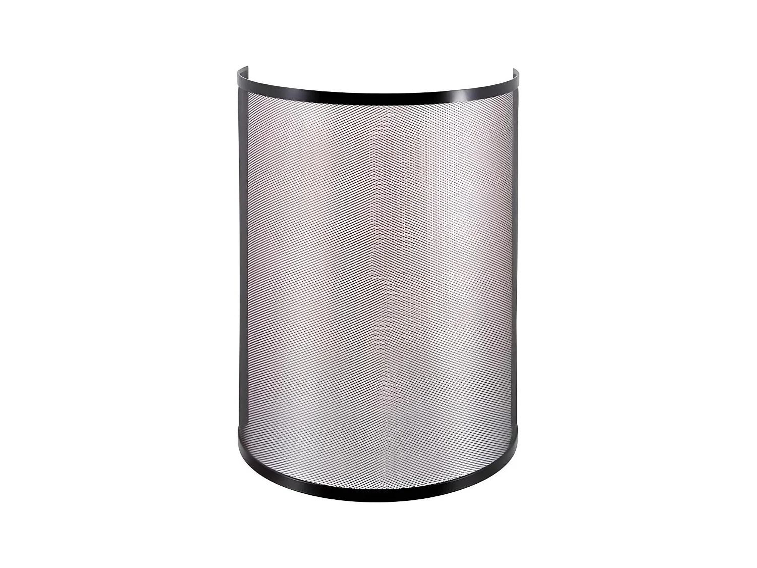 Grille de Protection,Pare-feu pour cheminée, en Fer forgé couleur Noir - Hauteur 80 x Longueur 58 cm