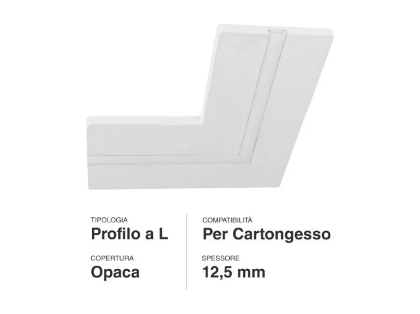 Zintegrowany aluminiowy profil L do ukrytych pasków LED w płytach gipsowo-kartonowych