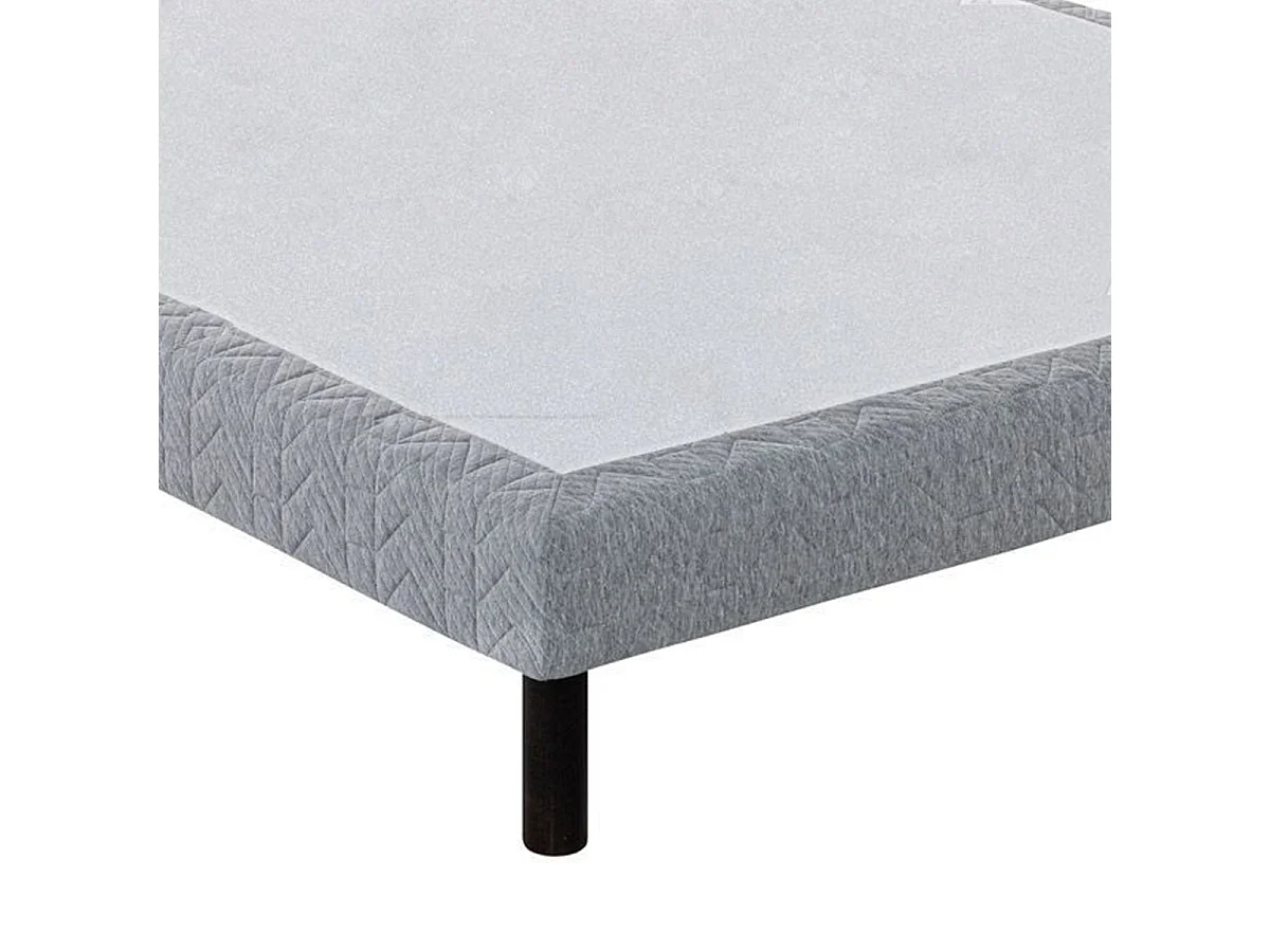 Lot de 4 pieds de lit à visser pour sommier tapissier couleur  noir - Hauteur 40 cm x diamètre 5 cm, pas de vis de 10 mm