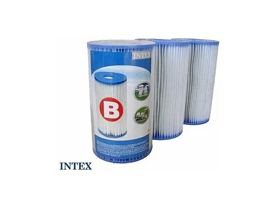 Lot de 3 Cartouches de filtration pour piscines - type B - Intex