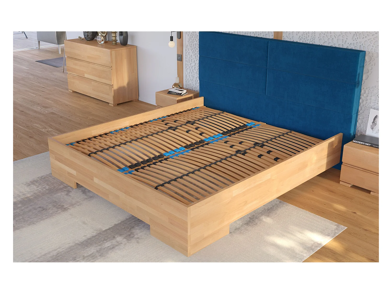 Stelaż elastyczny Visby BORGE, 160x200