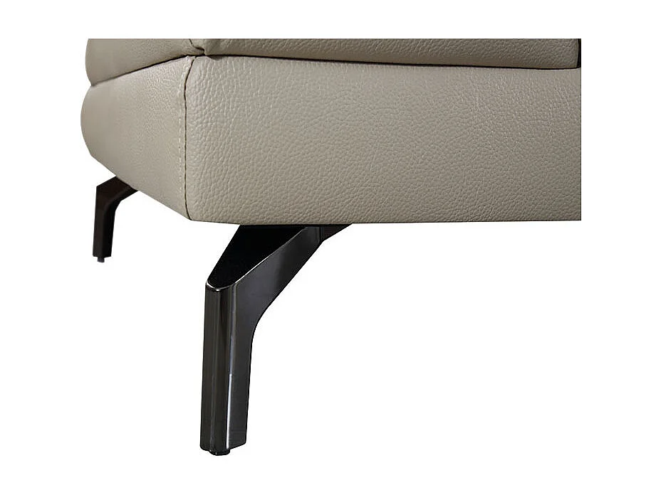 Fauteuil cuir Design BRODY Beige