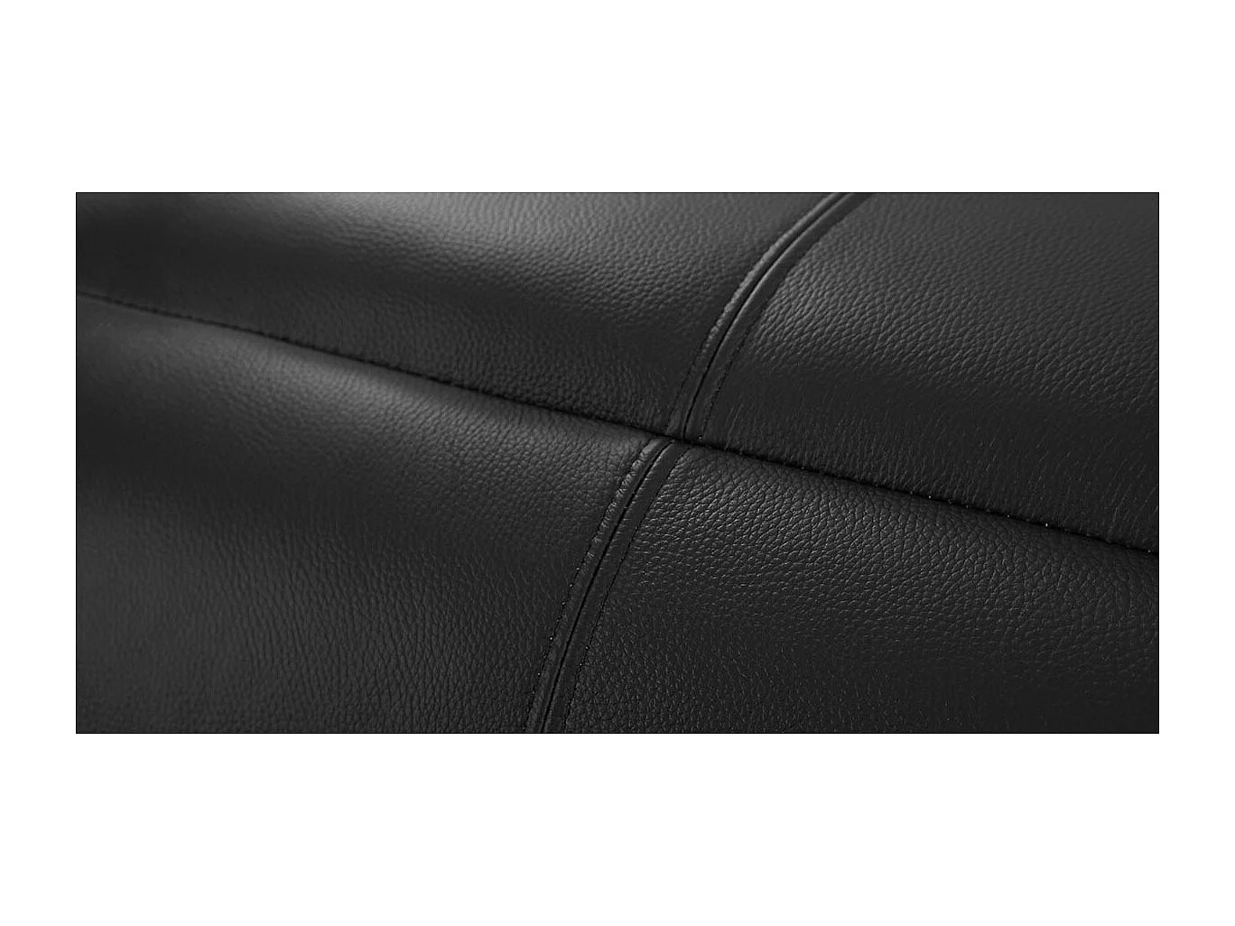 Fauteuil cuir Design SARM Noir