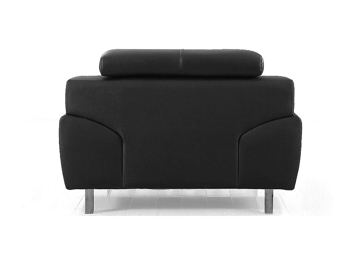 Fauteuil Cuir Design KARE Noir