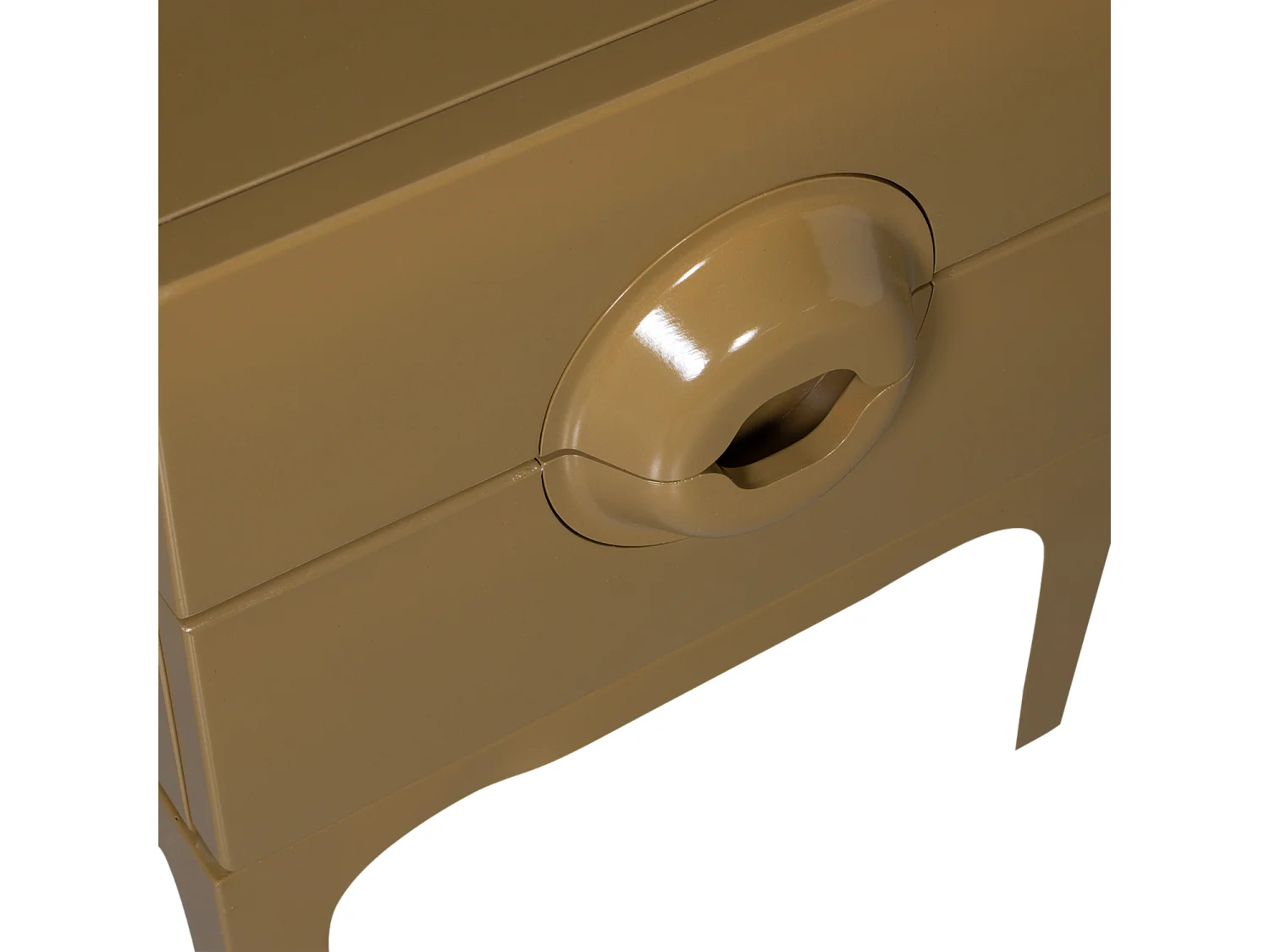 Table de chevet avec 2 tiroir en bois d'eucalyptus MERGE