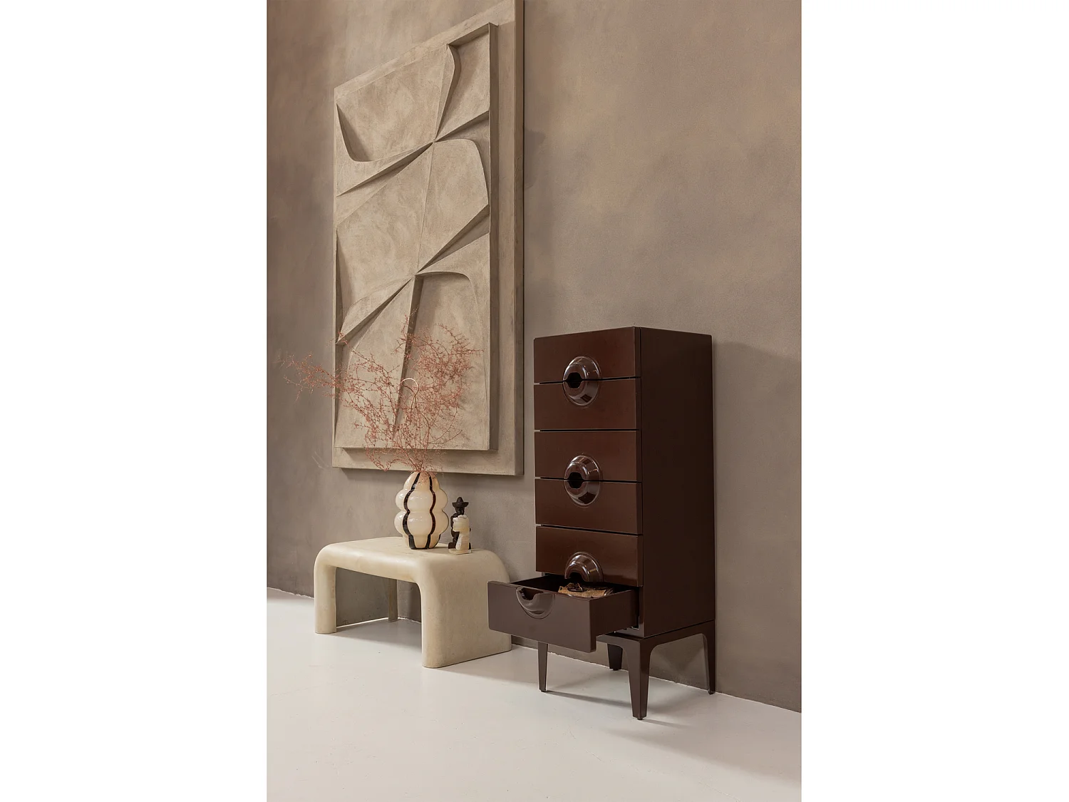 Commode 6 tiroirs en bois d'eucalyptus MERGE