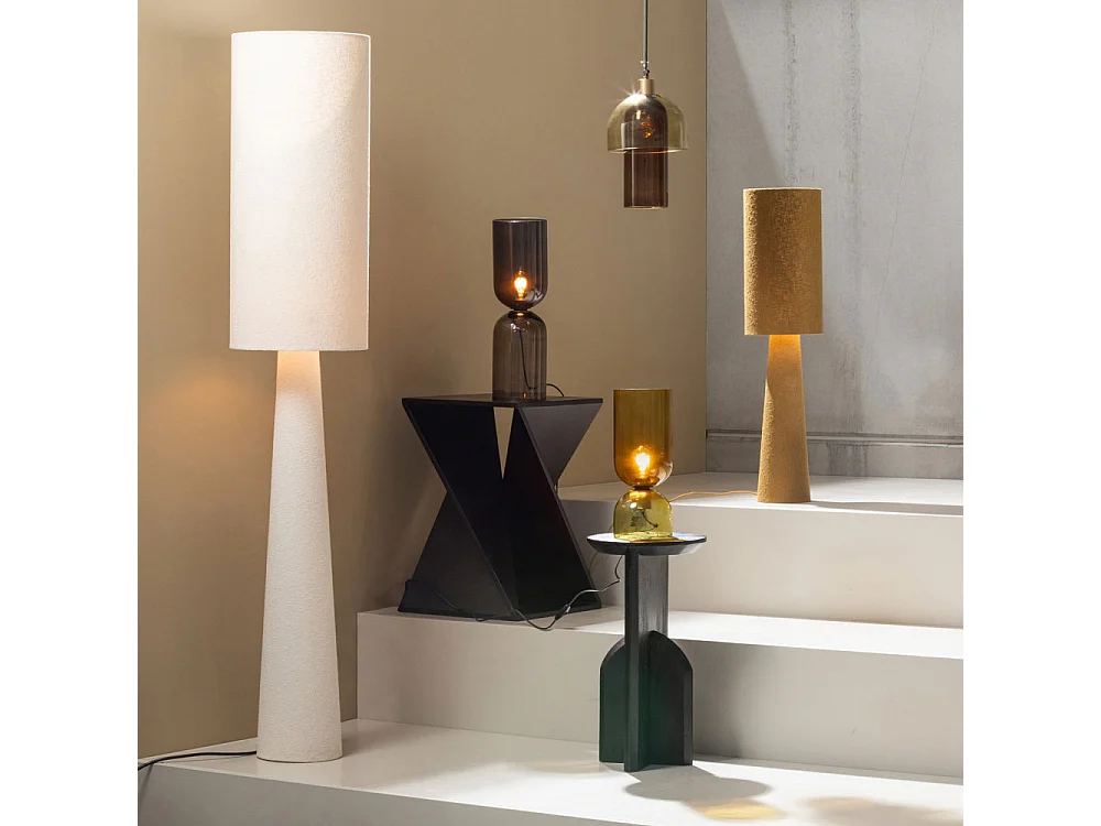 Ikem - Table d'appoint carrée en bois 41x41cm - Marron foncé