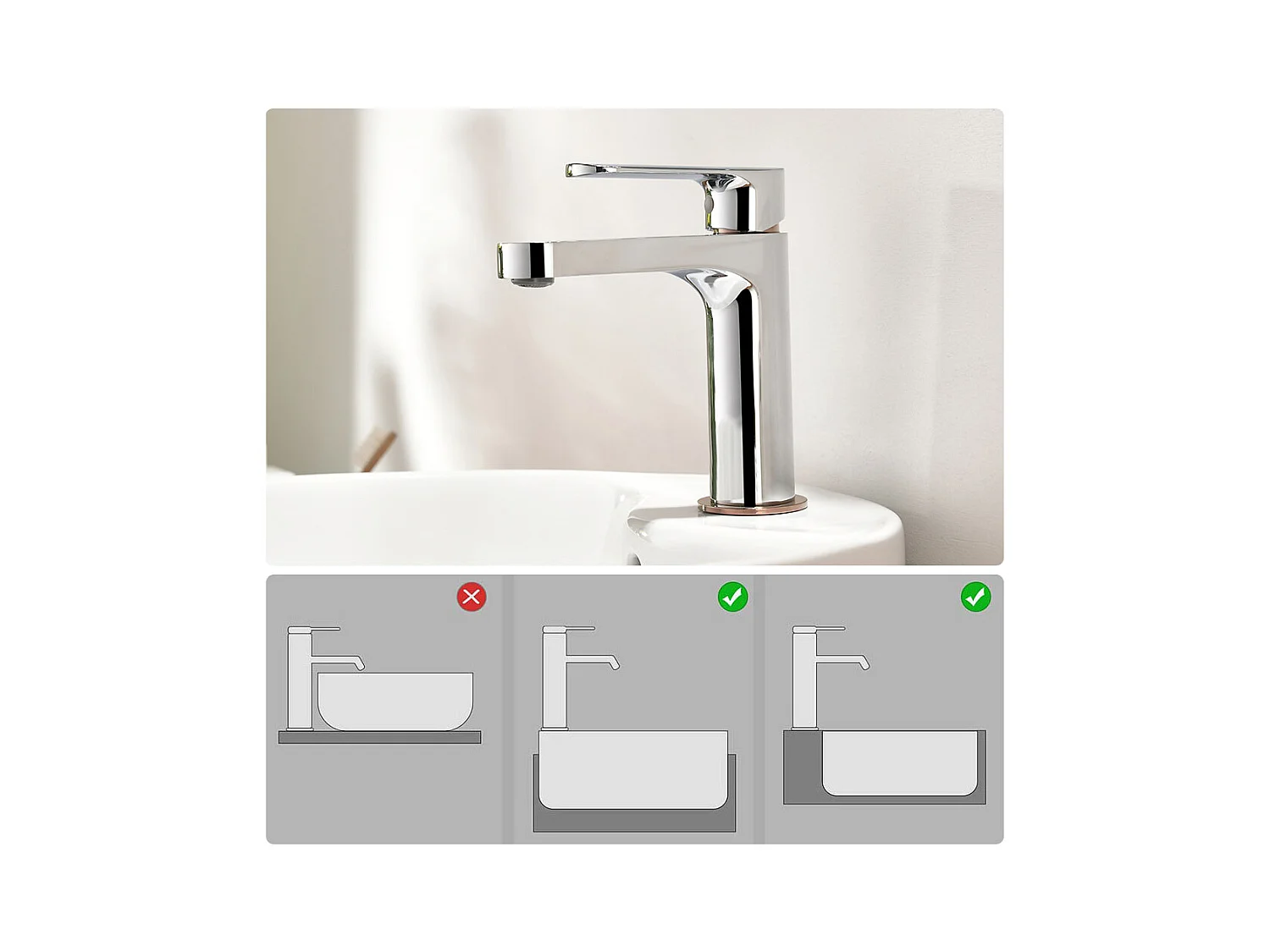 Robinet Salle Bain,AURALUM MAX Mitigeur Lavabo,Finition or Rose+Porte Serviette Salle Bain Adhésif/Perçage,Barres Porte Serviettes Mural,Brossé