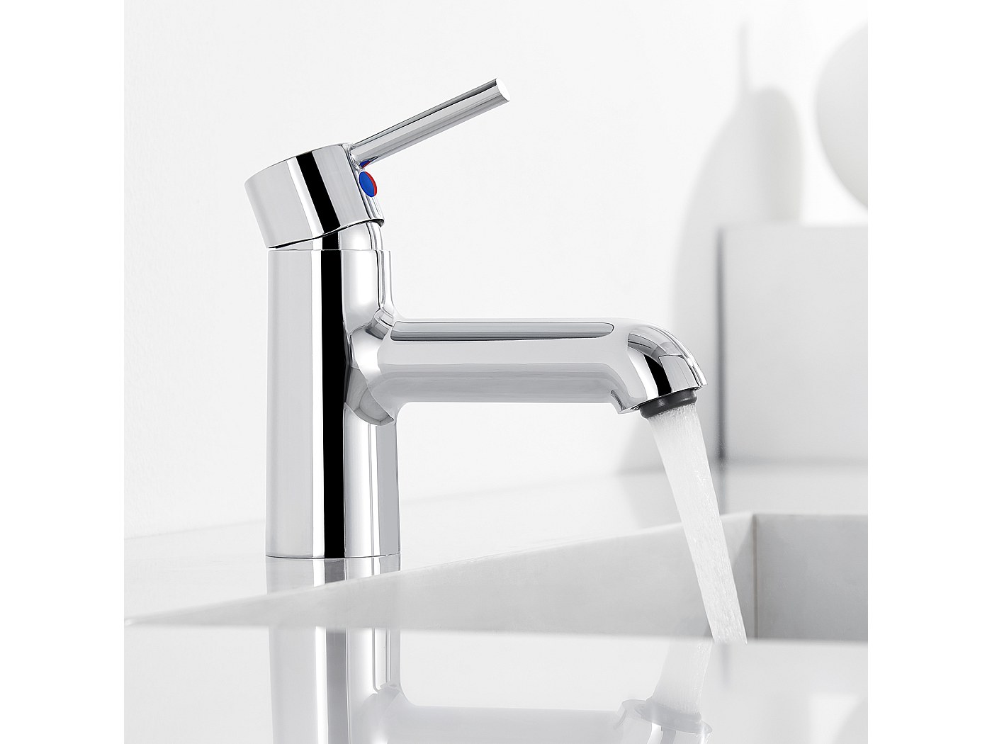 Miscelatore Rubinetto Bidet Cromato + Miscelatore Rubinetto Lavabo