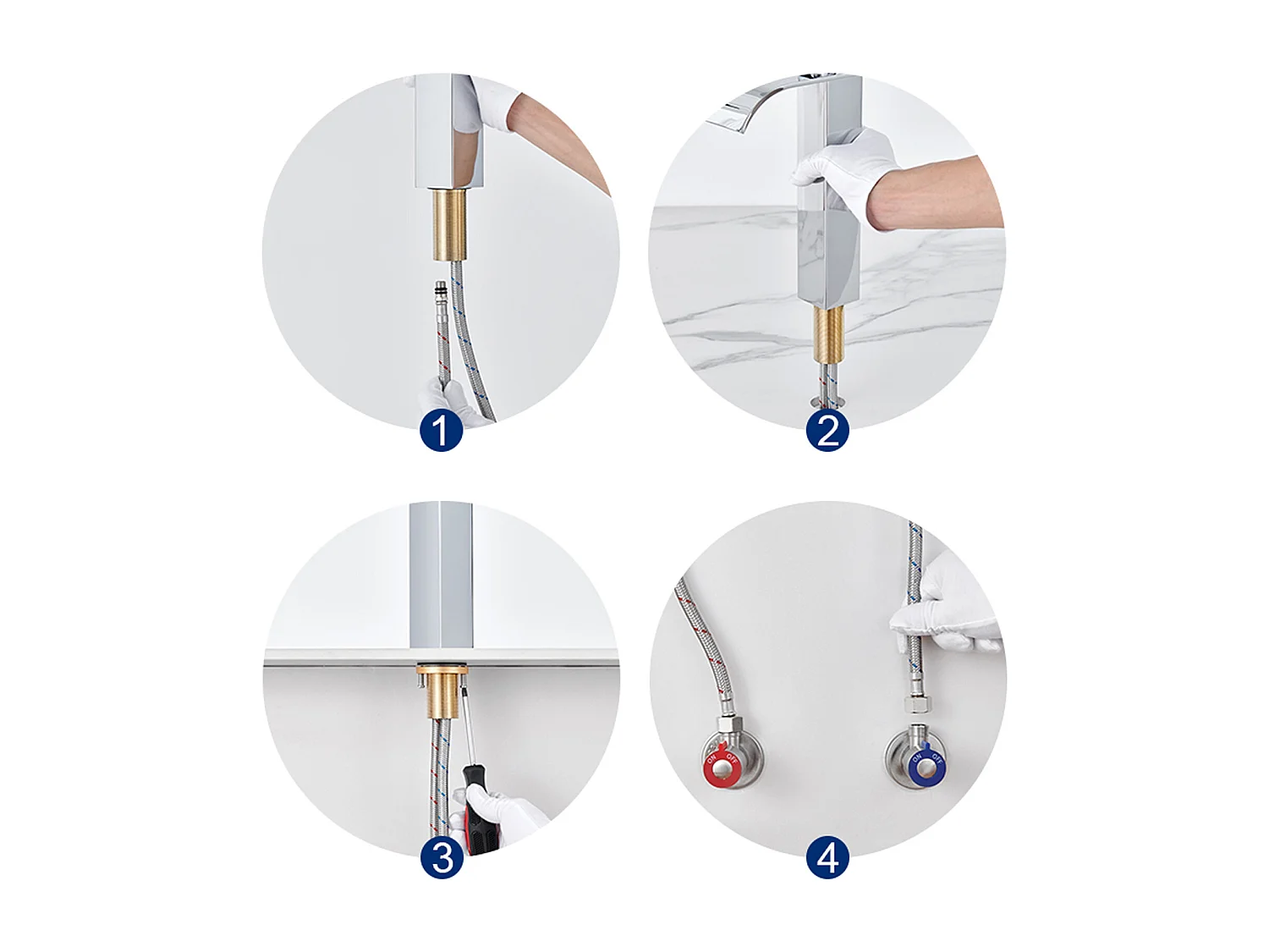 Robinet Cascade pour Vasque à Poser,Mitigeur Haut pour Lavabo,en Inox,Chromé+Bonde Lavabo Bonde Pop-up avec Trop-plein Automatique Universelle