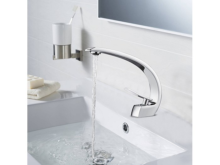 Rubinetto Per Bagno Cromato, Miscelatore Per Lavabo A Due Vie Rubinetto Per Lavabo In Ottone Rubinetto Moderno 86429827