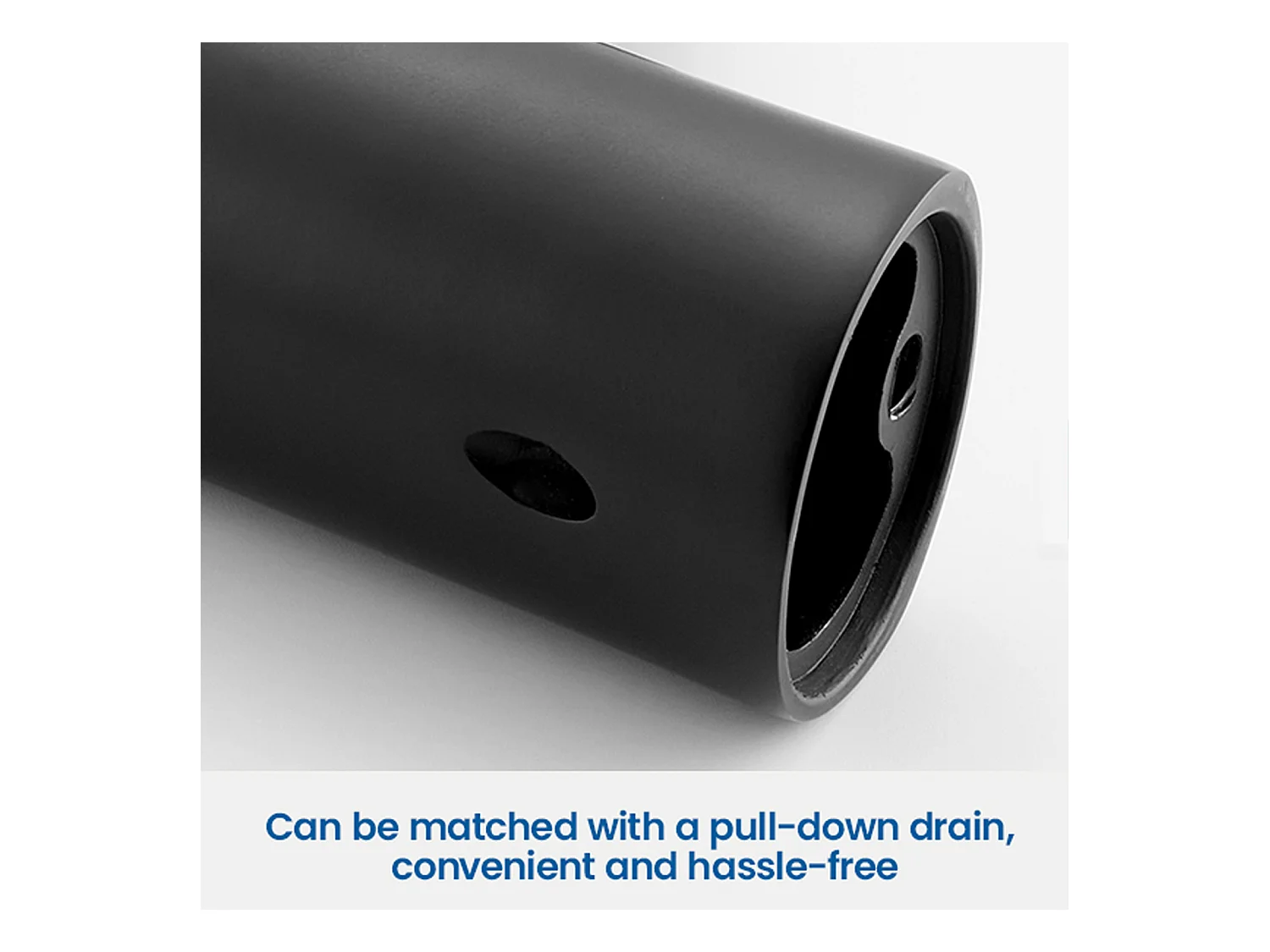 Auralum max Mezclador Lavabo MOnotrou con Agujero Tirador Vaciado,Grifo Baño Negro+Porta Toalla Cuarto Baño Adhesivo/Perforación,en Inox,Negro,40 CM