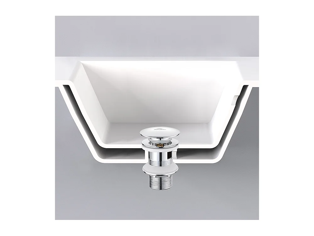 Arc Miscelatore LavaboIn Ottone Monoforo con Schiumatore Smontabile+Bonde de Lavabo Bonde Pop-up con Trop-plein Automatico Universale