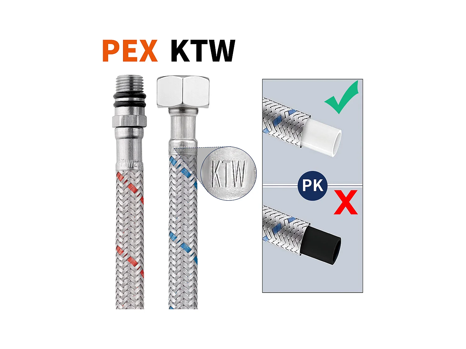 2pcs Mezclador Lavabo Sensor Infrarrojo Inteligente Automático, Mezclador Infrarrojo Electrónico Negro de Latón