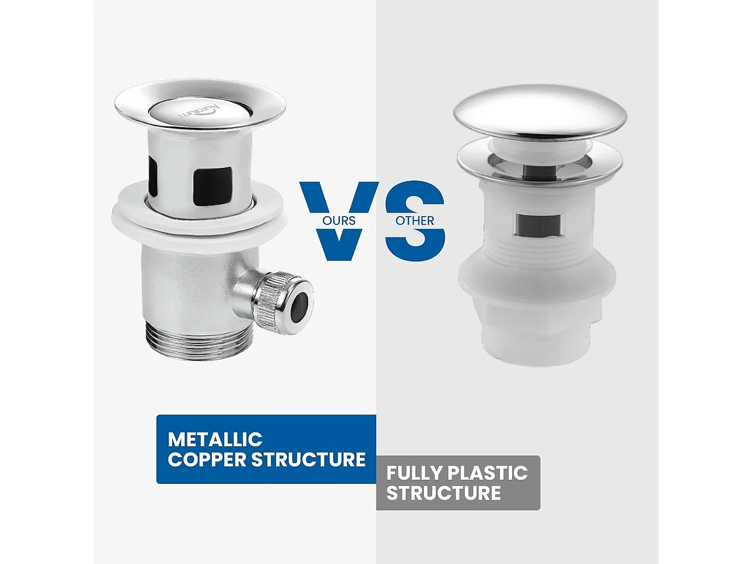 Mitigeur Lavabo Monotrou avec Tirette Vidage,Bonde Incluse, Chromé+Porte Serviette Salle Bain Adhésif/Perçage,Barres Porte Serviettes Mural,Brossé