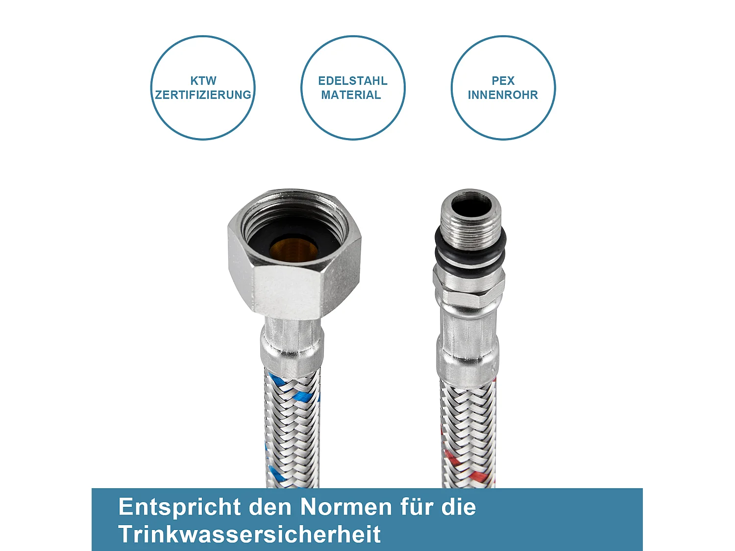 Auralum Max Wasserfall-Badezimmerarmatur, 304 Edelstahl Badezimmer-Waschbeckenarmatur mit Keramik-Kartusche, heißes/kaltes Wasser, Chrom
