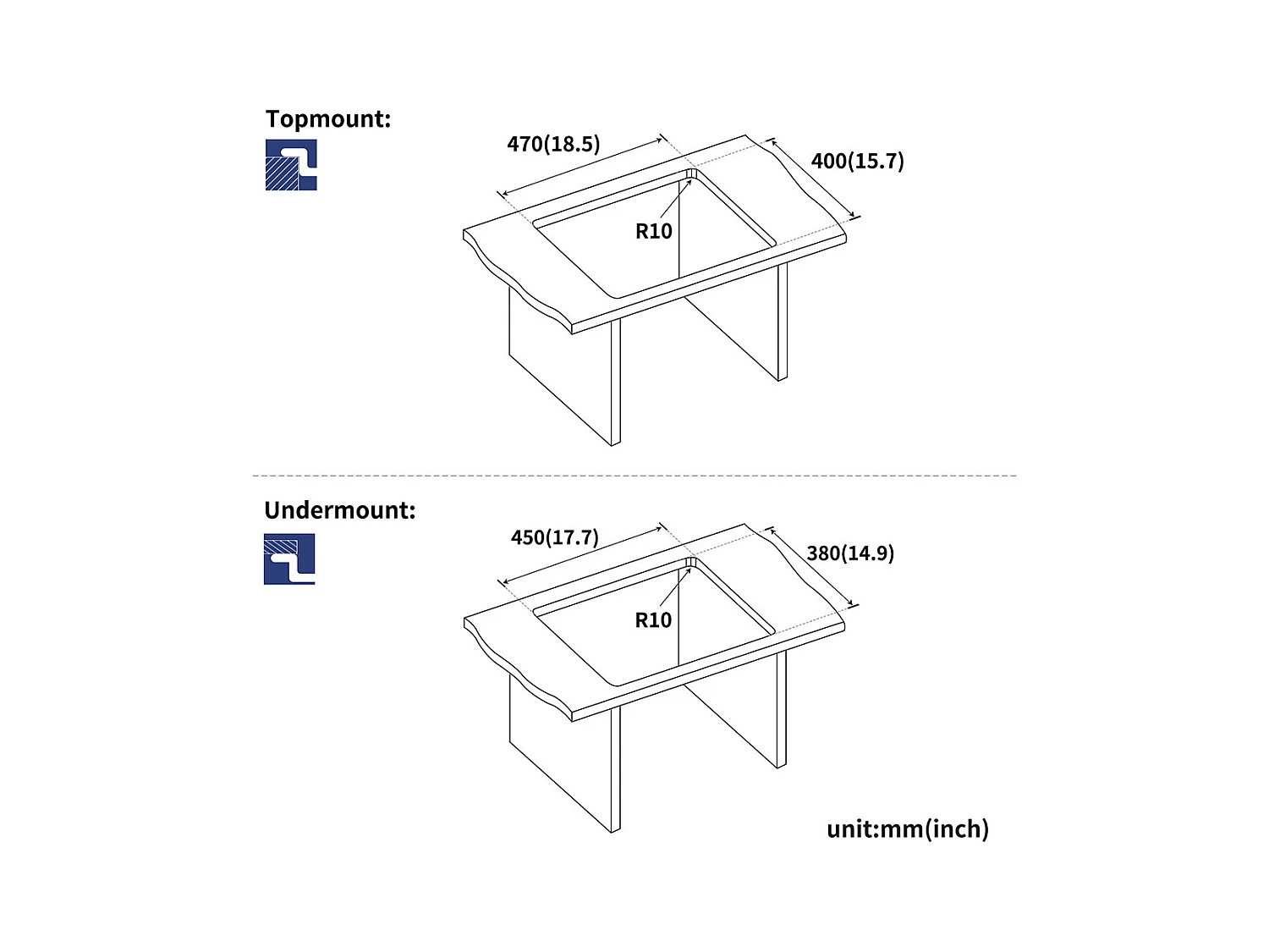 Zwarte gootsteen 1 bak 50x43x18,5CM, roestvrij staal, met zeepdissider + 360° draaibare keukenkraan met warm/koud water, verchroomd