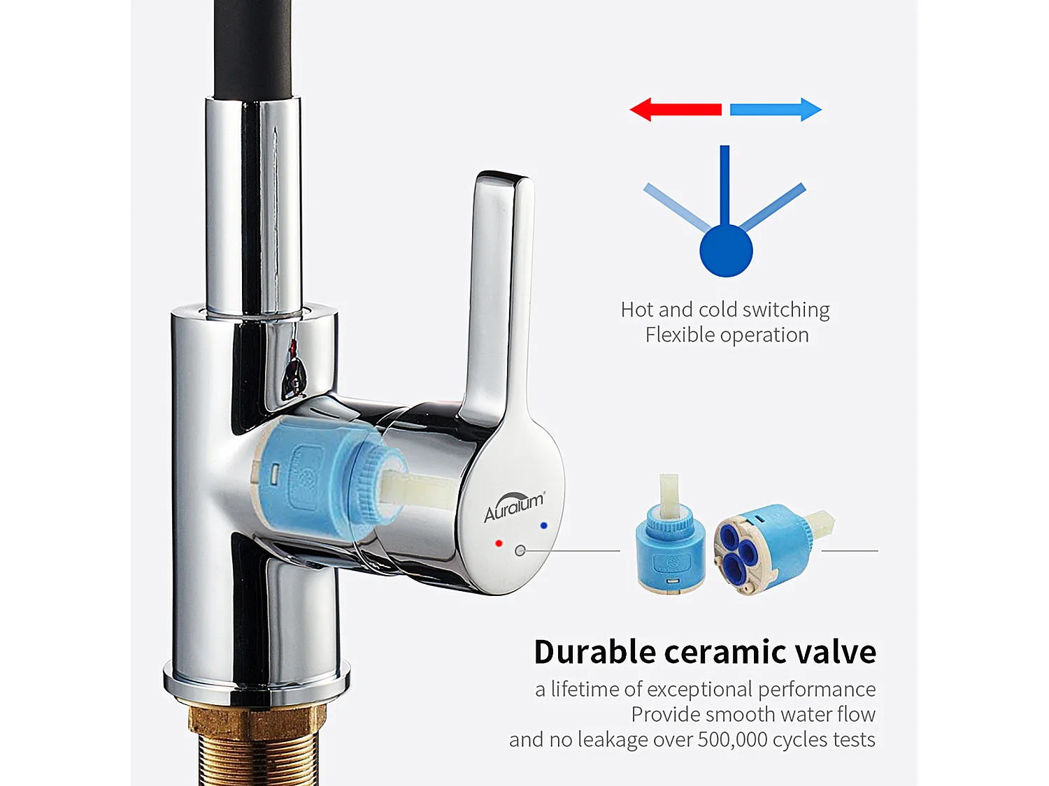 Évier Cuisine 1 Bac 74*44*20CM,en Inox Brossé avec Siphon et Trop-Pleinn+Robinet de Cuisine Flexible Bec Haut Orientable