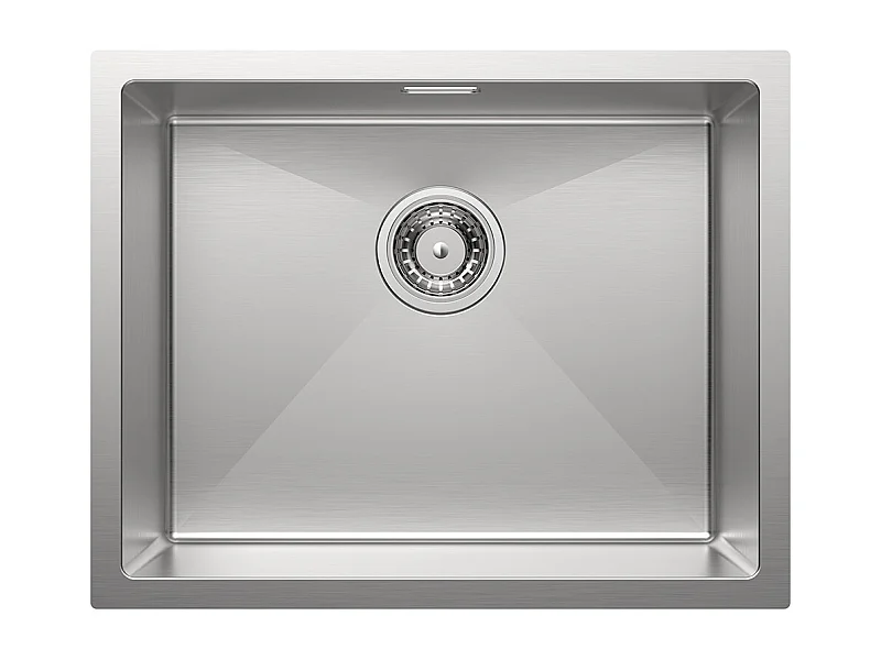 2 en1 Évier de Cuisine 1 Bac 55*44*19CM, à Encastrer/Fleur/ Sous-Plan, Brossé+Mitigeur Cuisine en Acier Inox 304 Rabattable Pivotant à 360°