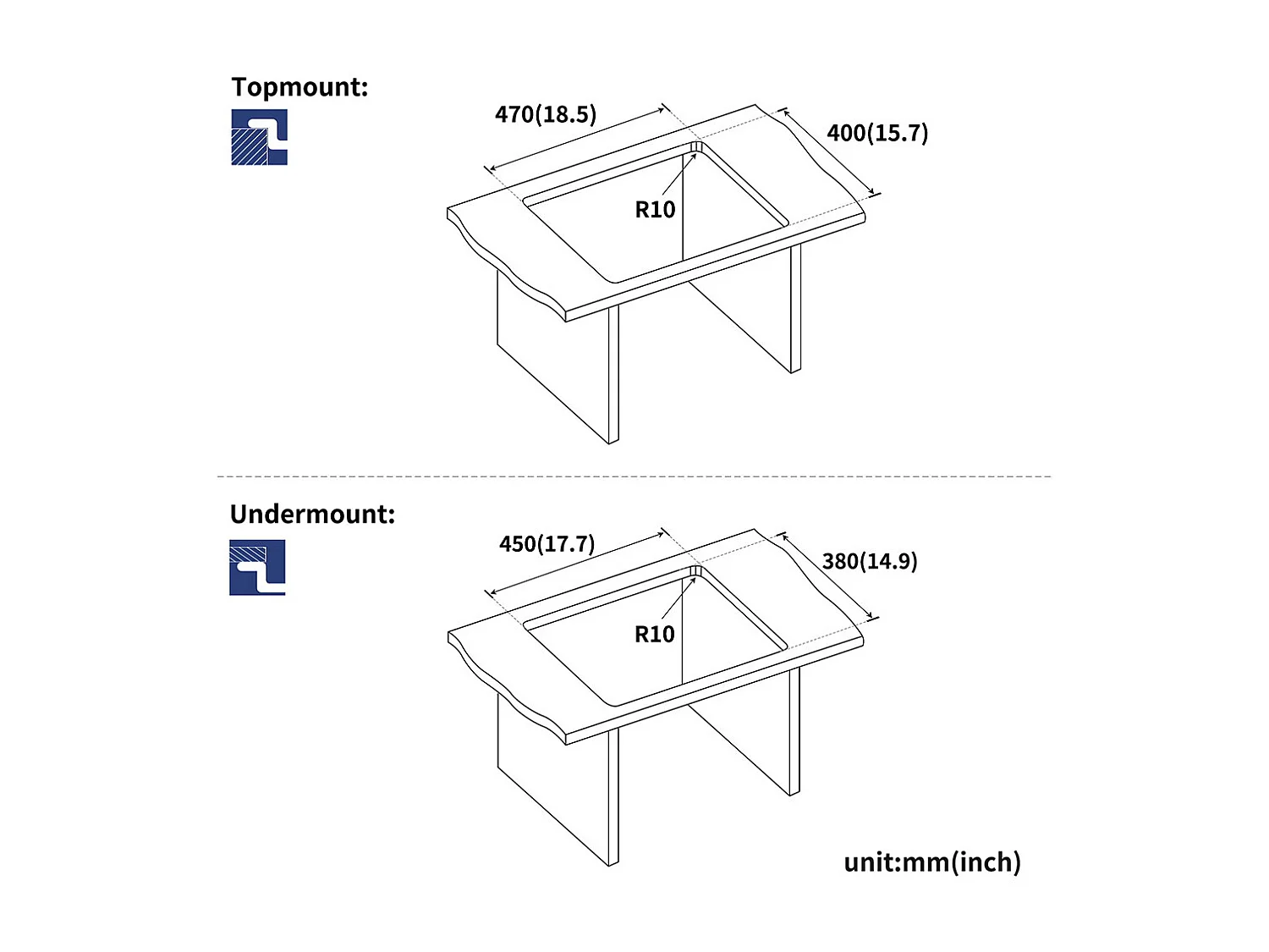 Évier de Cuisine Inox 1 Bac 50*43*18CM avec Distributeur de Savon+ Robinet de Cuisine Noir avec Douchette Extractible