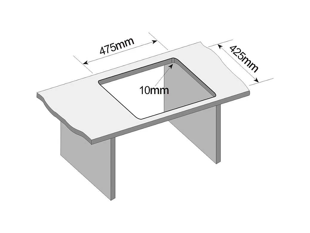 Cecipa max Évier de Cuisine 1 Bac Carré Inoxydable Brossé Évier Cuisine avec Siphon et Trop-Plein 50 x 45 x 18,5 cm,EU Modèle
