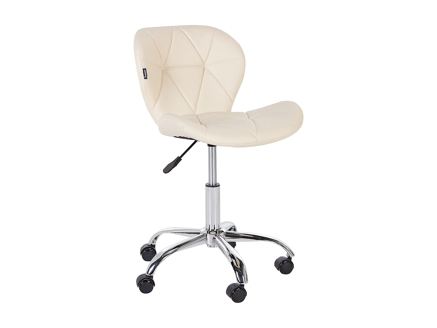 Chaise de bureau VALETTA Cuir PU Beige