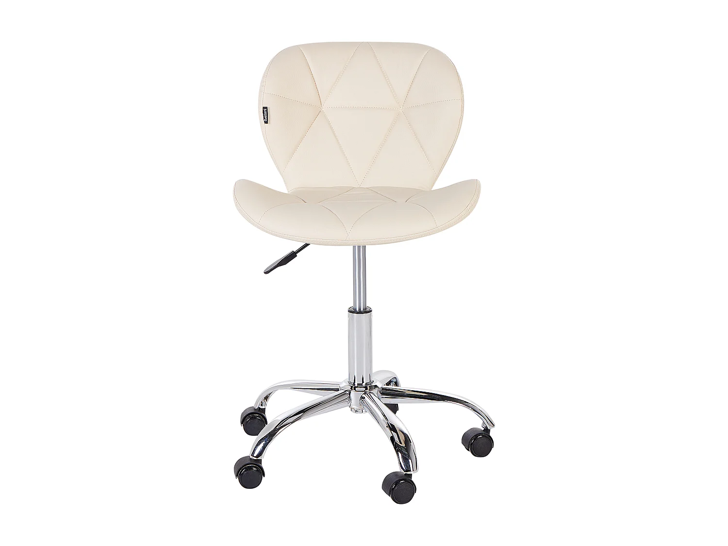 Chaise de bureau VALETTA Cuir PU Beige