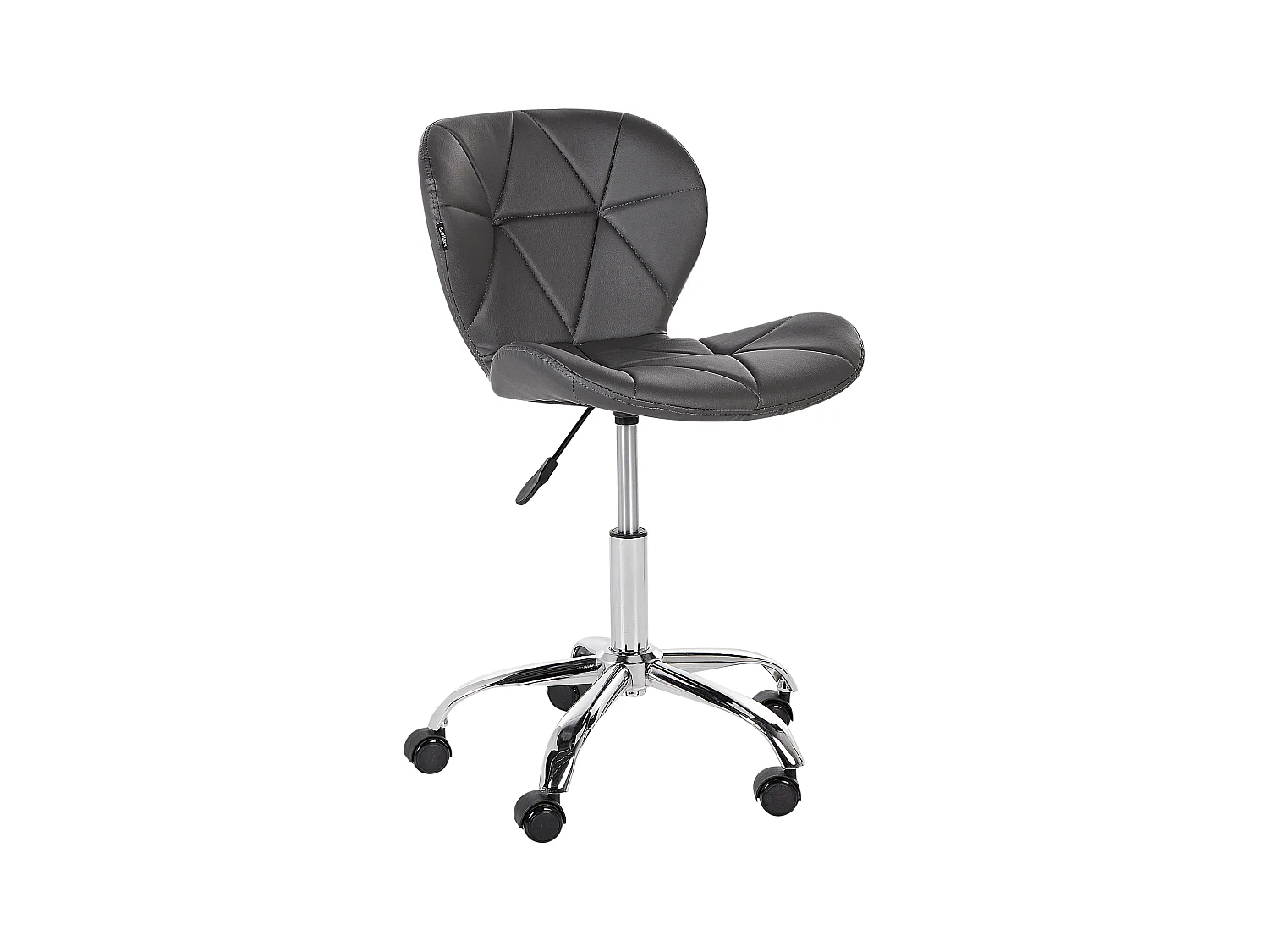 Chaise de bureau VALETTA Cuir PU Gris graphite