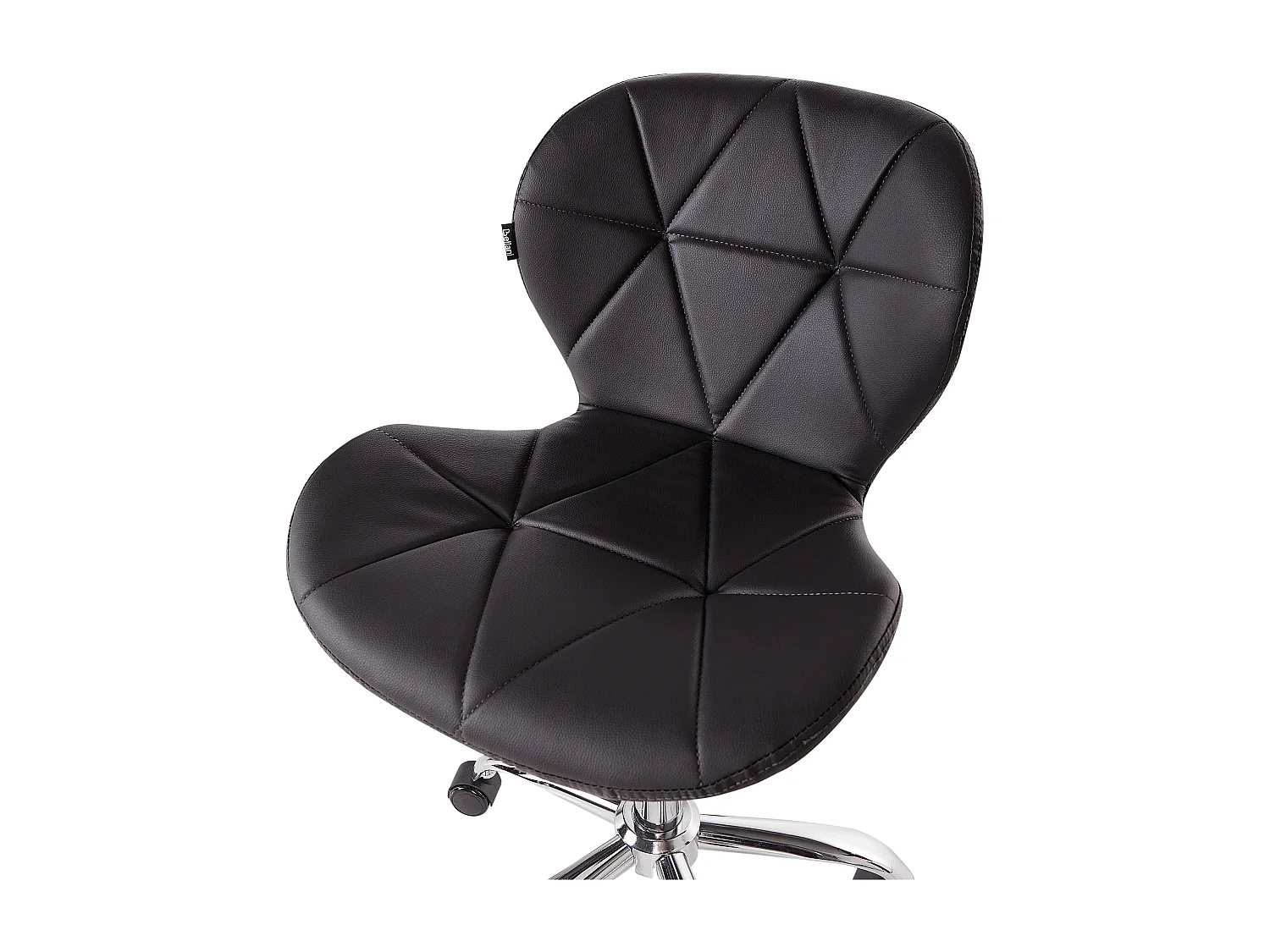 Chaise de bureau VALETTA Cuir PU Noir