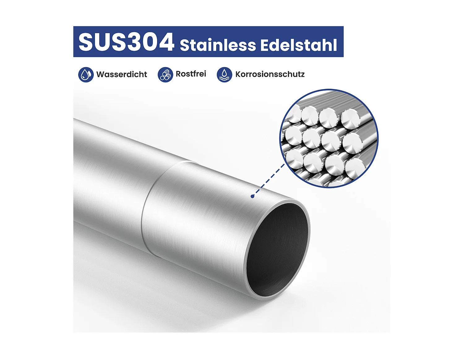 Multifunktionaler Handtuchhalter aus gebürstetem Edelstahl 304, einpoliger Handtuchhalter, geeignet für Badezimmer/Damenhandtücher/Küche