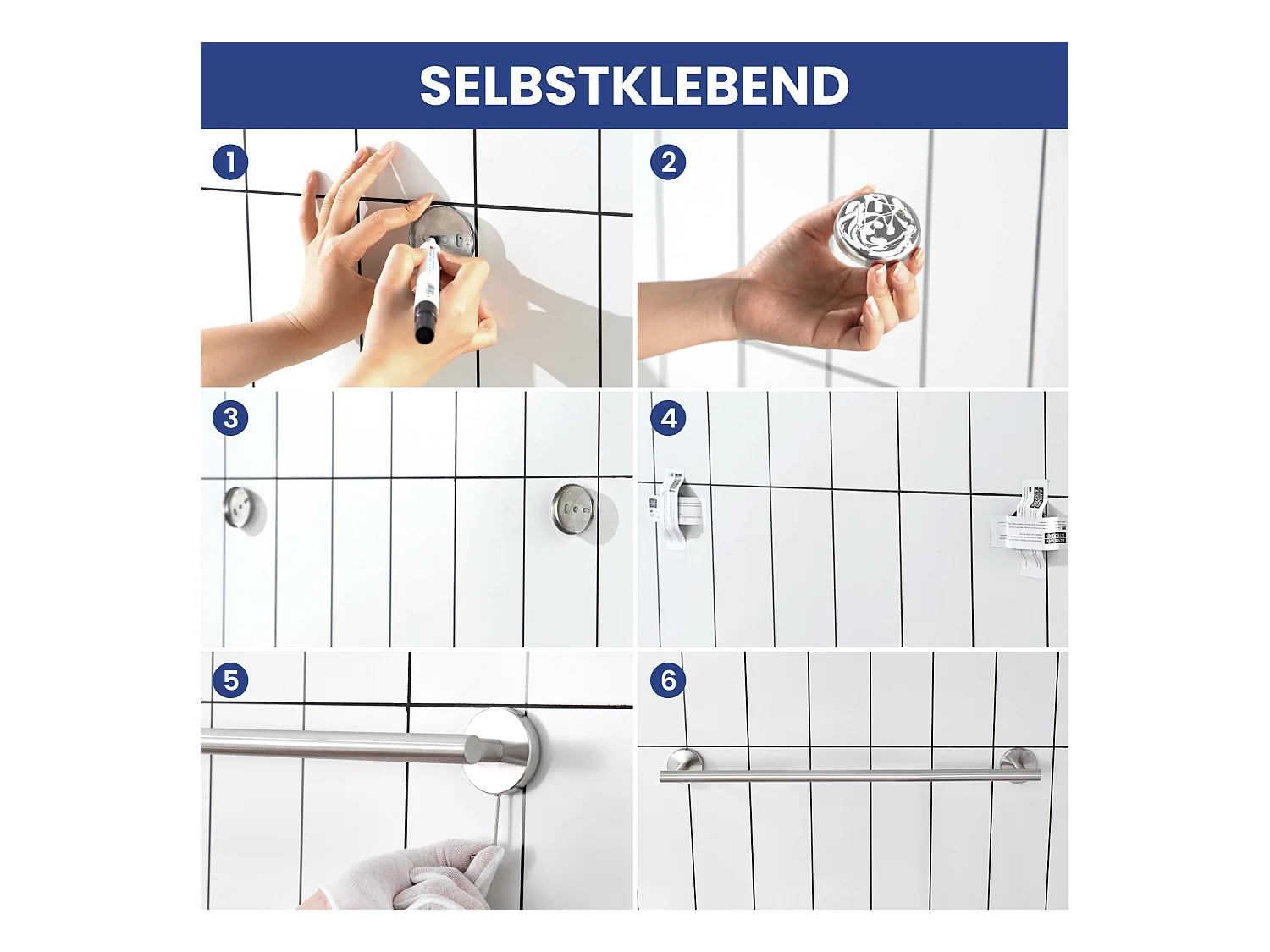 Multifunktionaler Handtuchhalter aus gebürstetem Edelstahl 304, einpoliger Handtuchhalter, geeignet für Badezimmer/Damenhandtücher/Küche