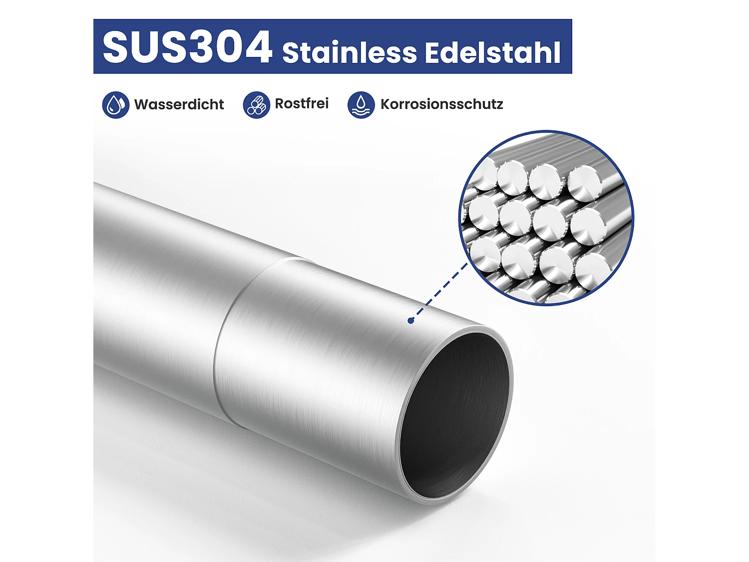 Porte-serviettes Multifonctionnel en Acier Inoxydable 304 Brossé, Porte-serviettes Unipolaire Adapté pour Salle de Bain/Serviette Hygiénique/Cuisine