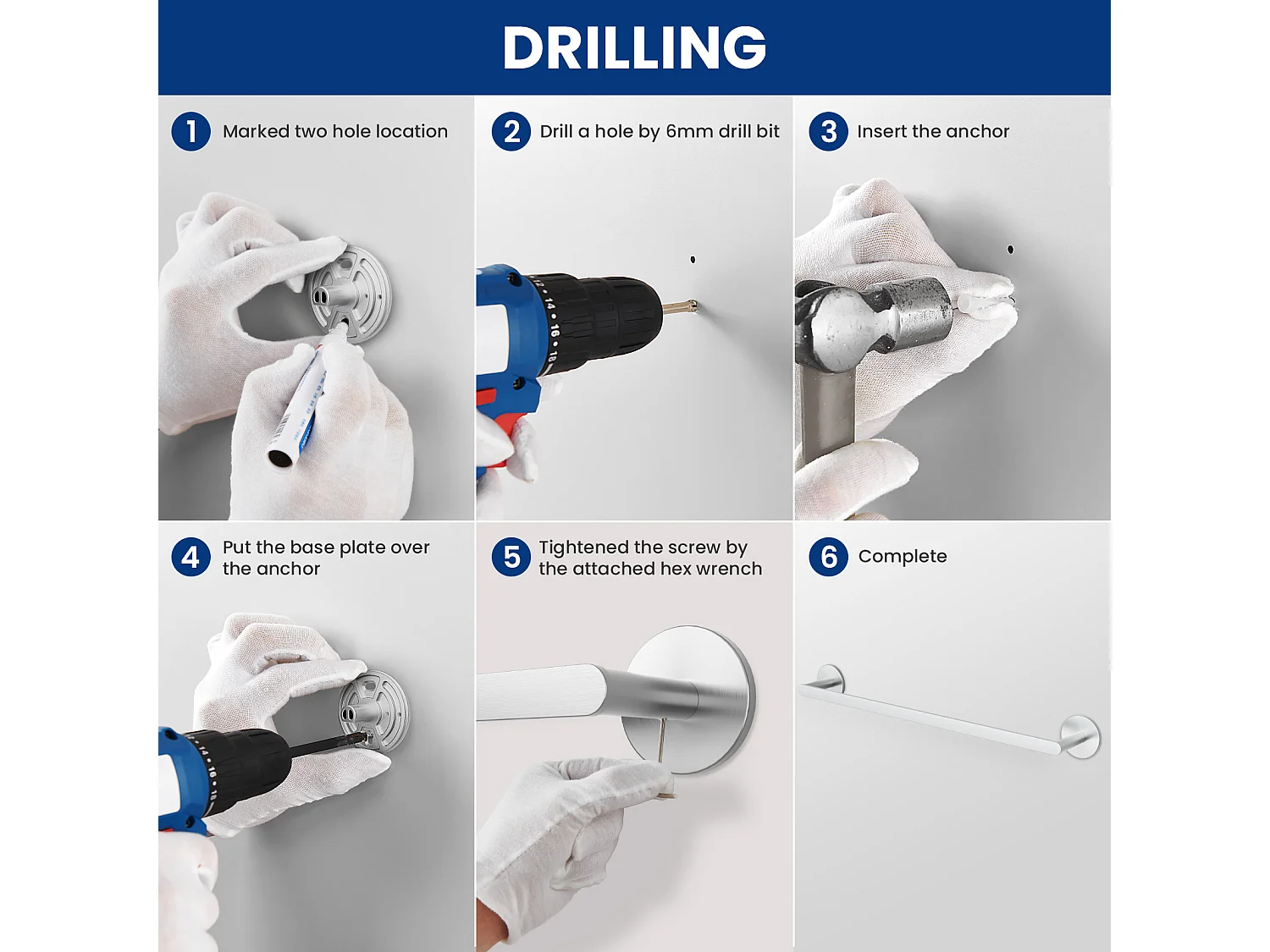 Cecipa MAX 2X Toallero de Baño - Puede Colgar 2 Toallas - Toallero de Acero Inoxidable Cepillado - Toallero para Baño