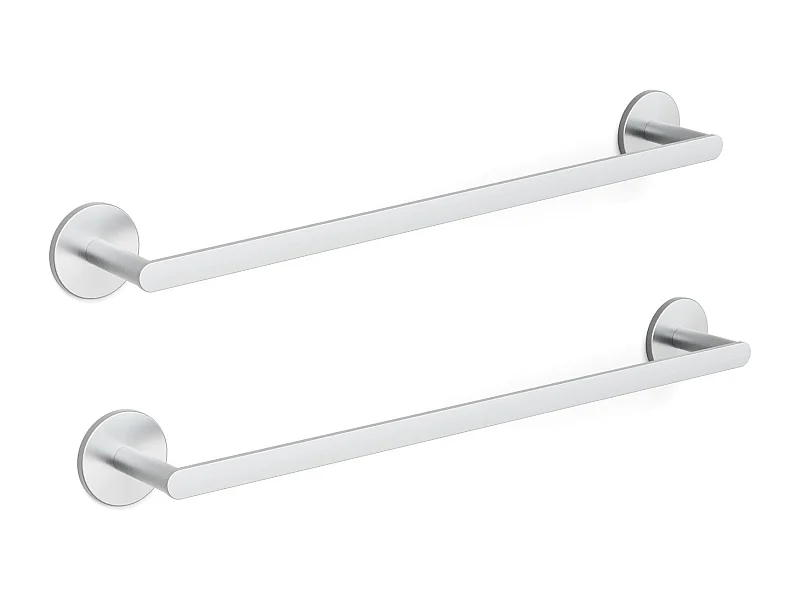 Porta asciugamani da bagno Cecipa MAX 2X - Può appendere 2 asciugamani - Porta asciugamani in acciaio inossidabile spazzolato - Porta asciugamani per bagno