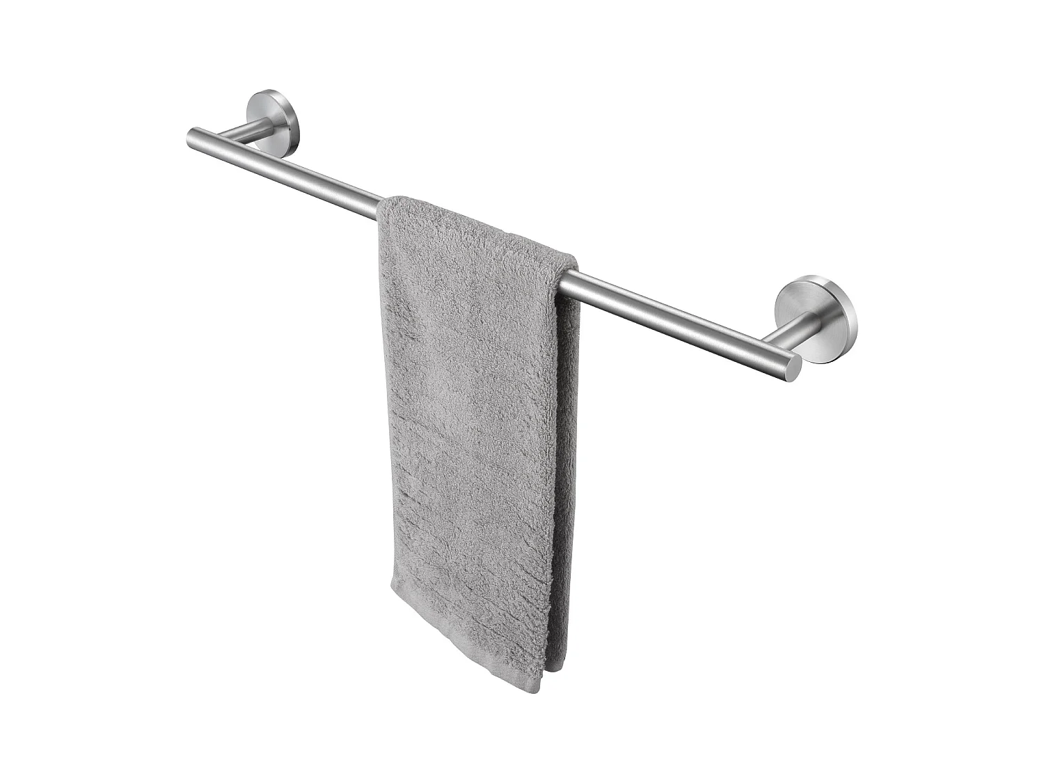 Cecipa MAX Handtuchhalter fürs Badezimmer – Handtuchstange aus gebürstetem Edelstahl 304 – Handtuchstange mit einer Stange, geeignet für das Badezimmer