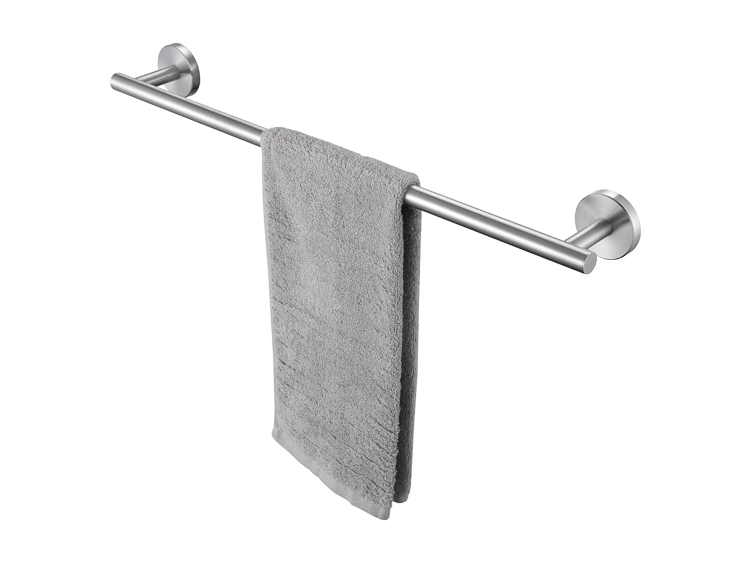 Cecipa MAX Porte-serviettes de Salle de Bain - Porte-serviettes Brossé en Acier Inoxydable 304 - Porte-serviettes Unipolaire Adapté pour Salle de Bain