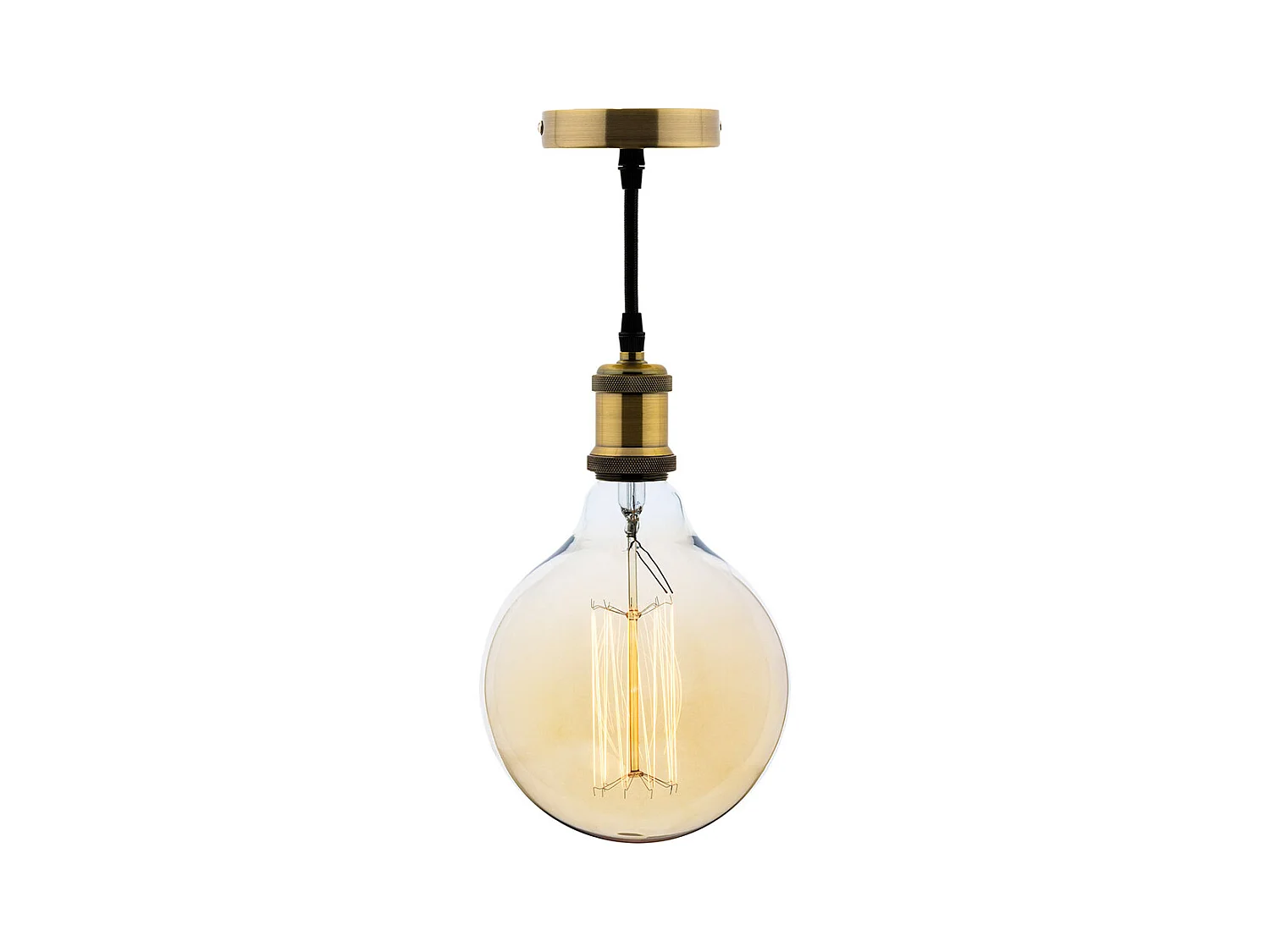 Kit de suspension vintage métal cuivré - Zenitech